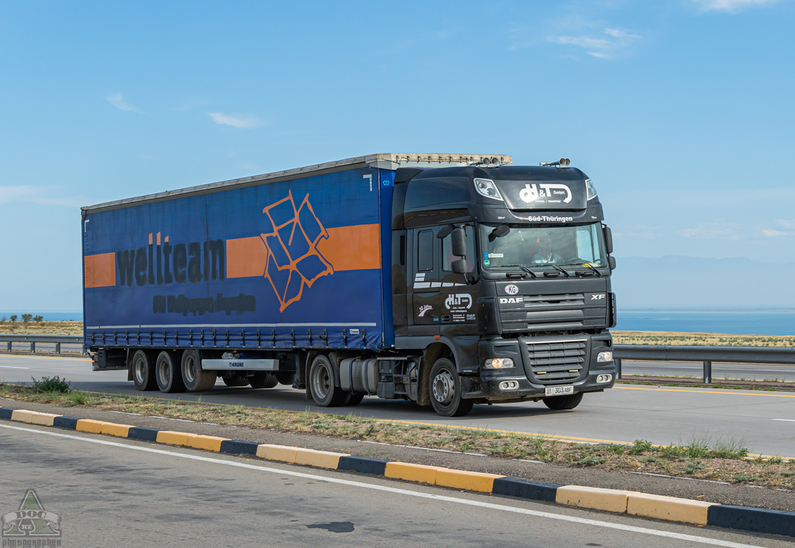 Киргизия, № 08 303 ABF — DAF XF105 FT