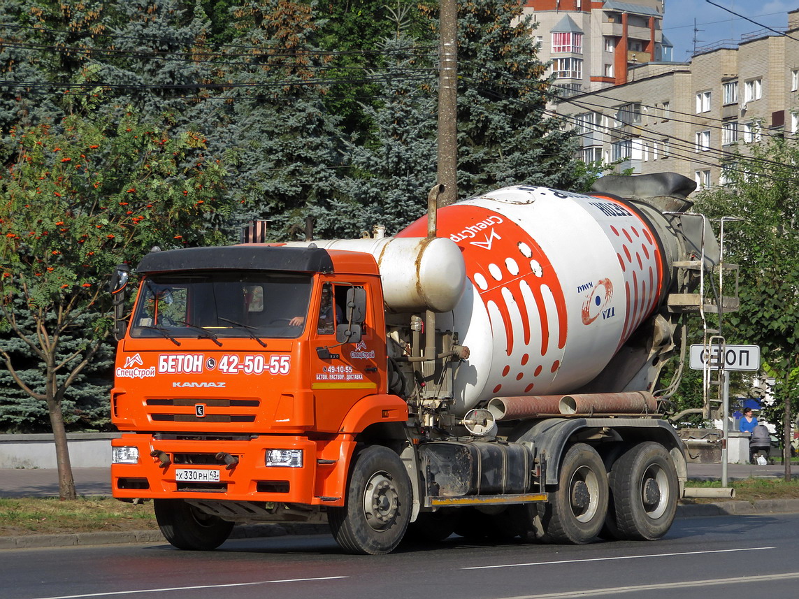 Кировская область, № Х 330 РН 43 — КамАЗ-6520-A5(48)