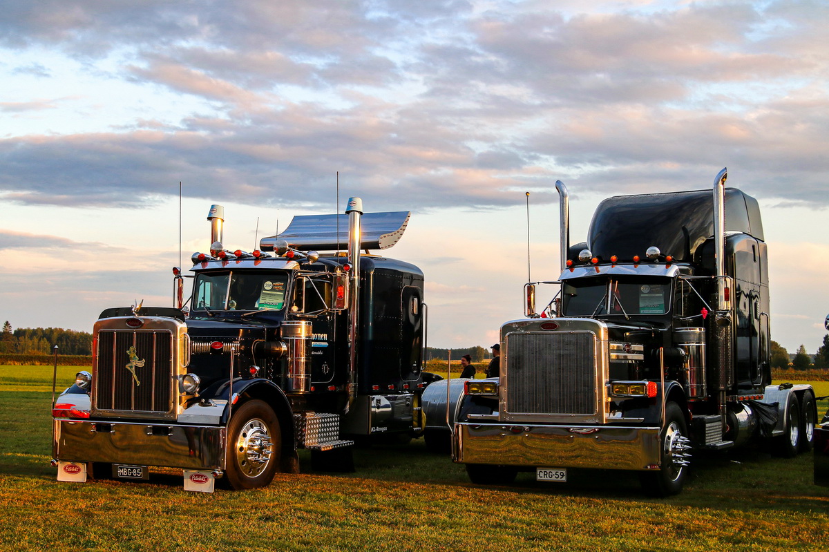 Финляндия, № MBG-85 — Peterbilt 359; Финляндия, № CRG-59 — Peterbilt 359