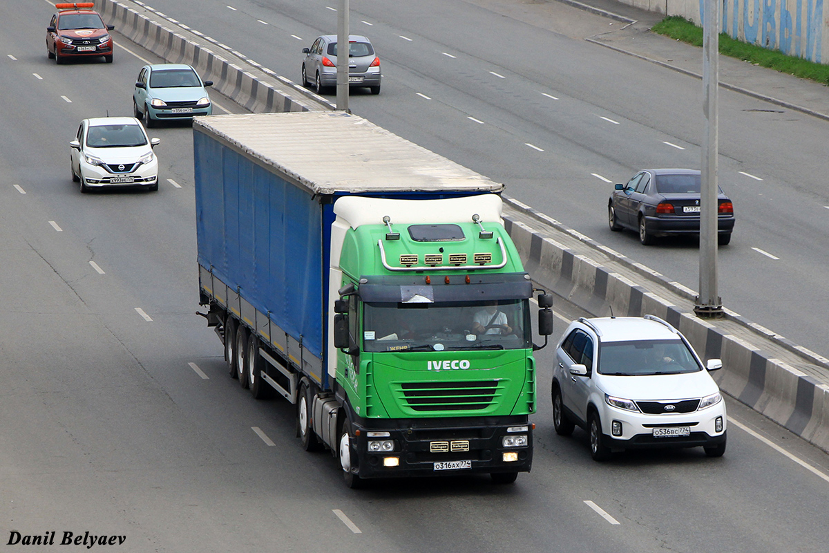 Челябинская область, № О 316 АХ 774 — IVECO Stralis ('2002)