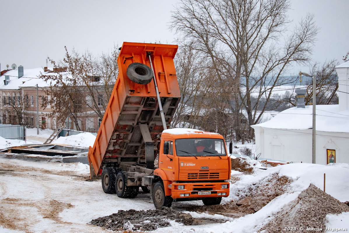Рязанская область, № Р 584 ОО 62 — КамАЗ-6520-06 [65200F]