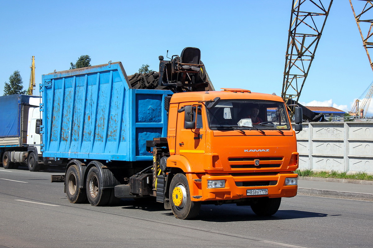 Санкт-Петербург, № М 858 ВТ 178 — КамАЗ-65115-A4(23)