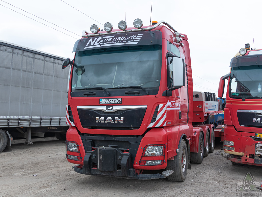 Атырауская область, № 077 QAZ 06 — MAN TGX ('2016) (Общая модель)