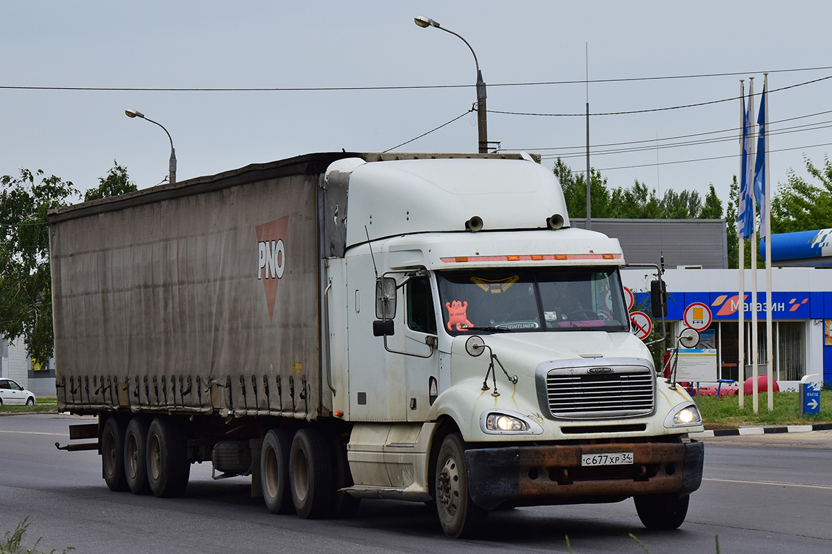 Волгоградская область, № С 677 ХР 34 — Freightliner Columbia