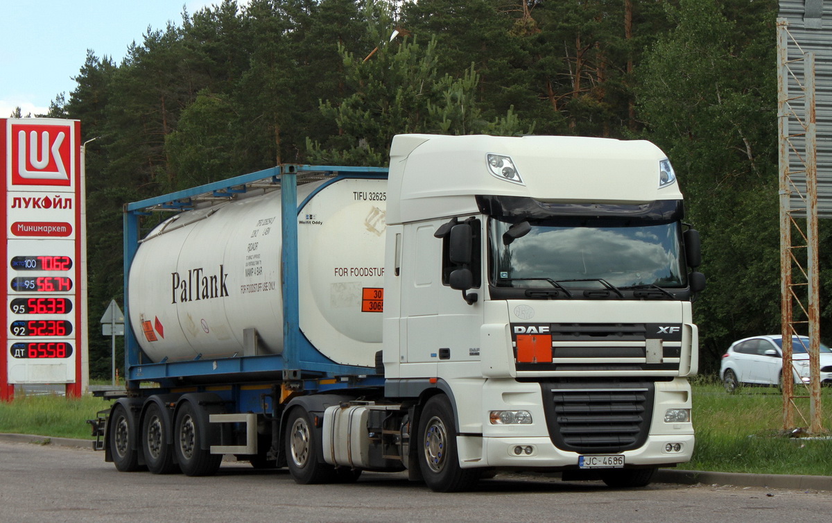 Латвия, № JC-4686 — DAF XF105 FT