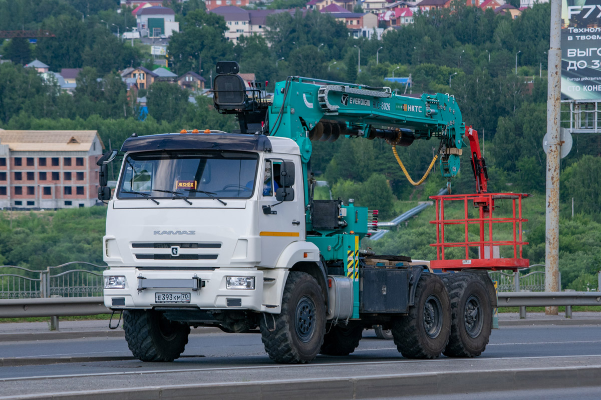 Томская область, № Е 393 КМ 70 — КамАЗ-43118-50