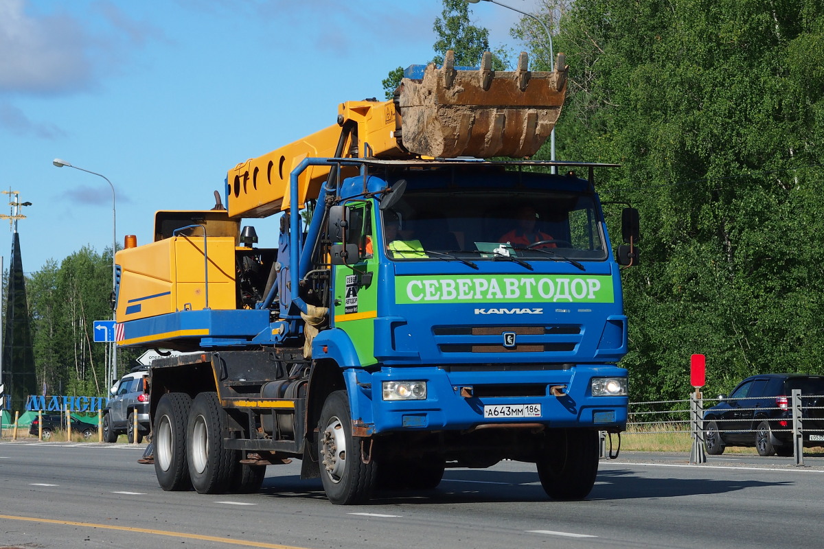 Ханты-Мансийский автоном.округ, № А 643 ММ 186 — КамАЗ-65111-42