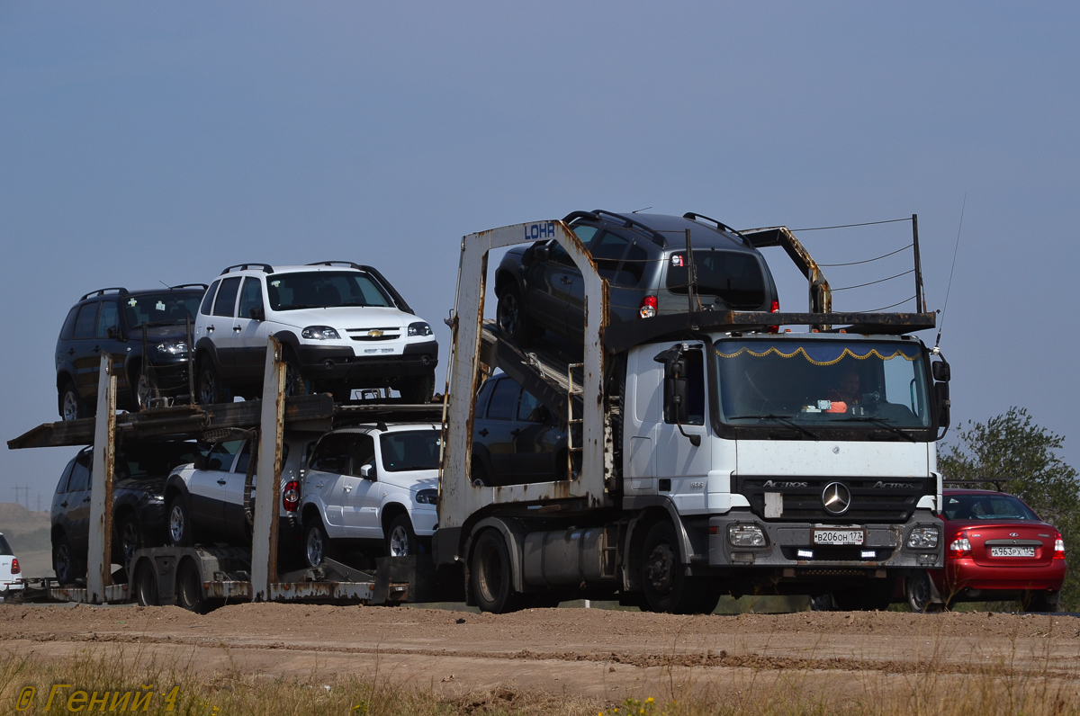 Москва, № В 206 ОН 177 — Mercedes-Benz Actros ('2003) 1836 Москва, № В 206 ОН 177 — Mercedes-Benz Actros ('2003) 1836