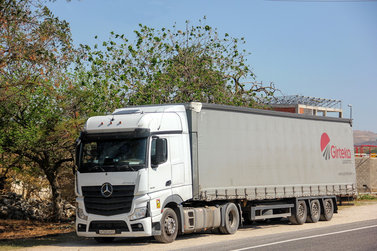 Смоленская область, № М 760 ОМ 67 — Mercedes-Benz Actros '18 1845 [Z9M]