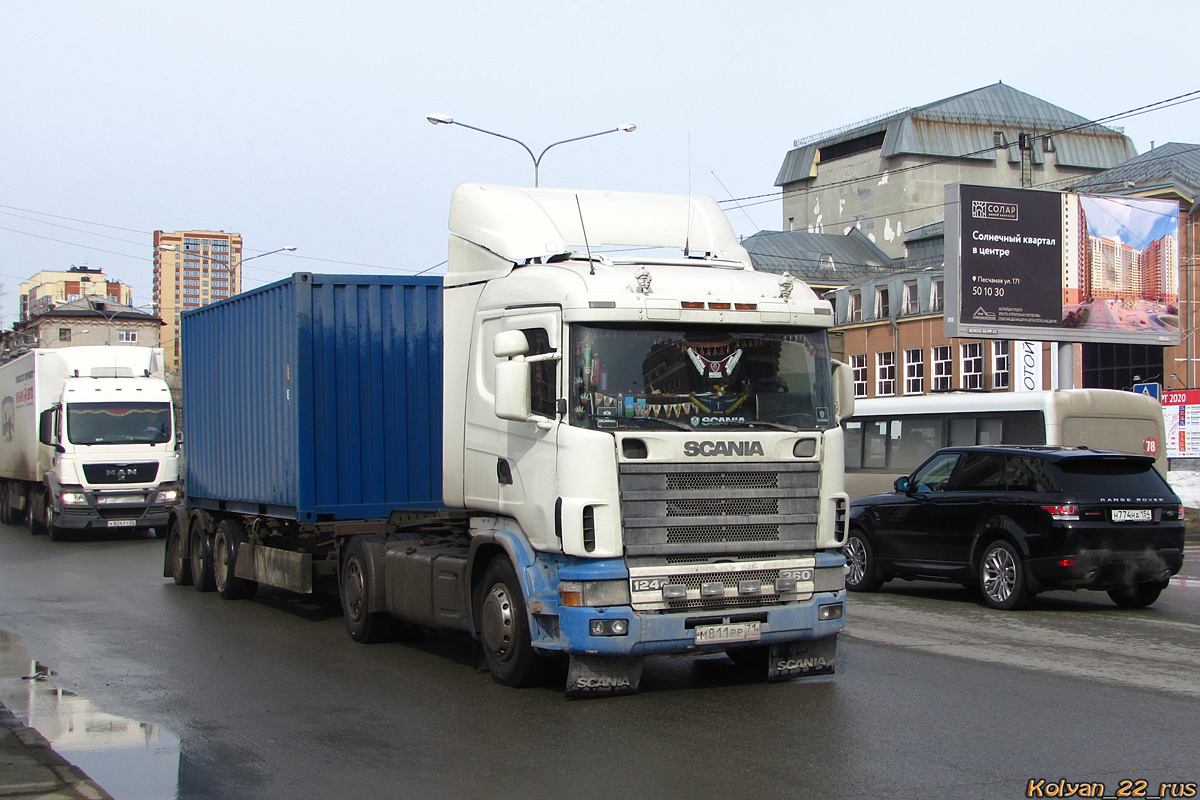 Тульская область, № М 811 РР 71 — Scania ('1996) R124G