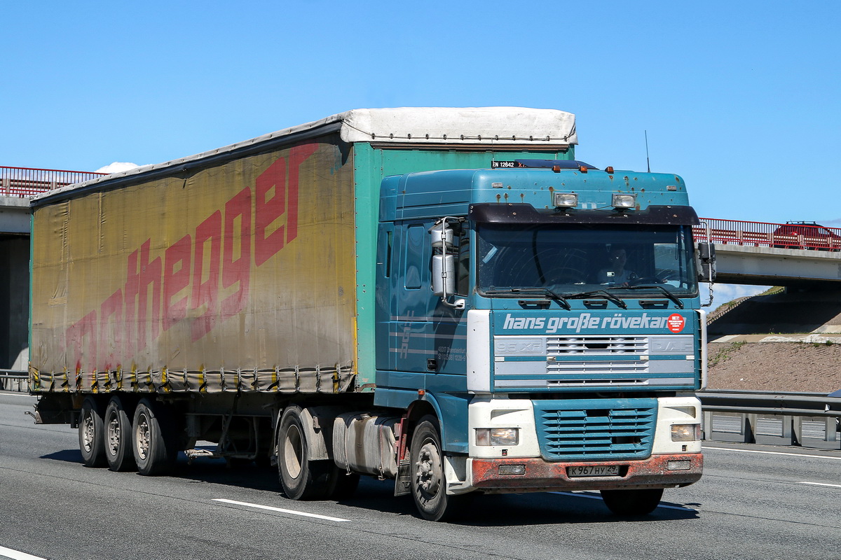 Архангельская область, № К 967 НУ 29 — DAF 95XF FT