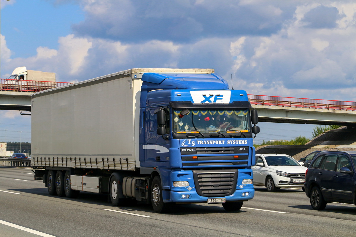 Санкт-Петербург, № О 814 УТ 198 — DAF XF105 FT