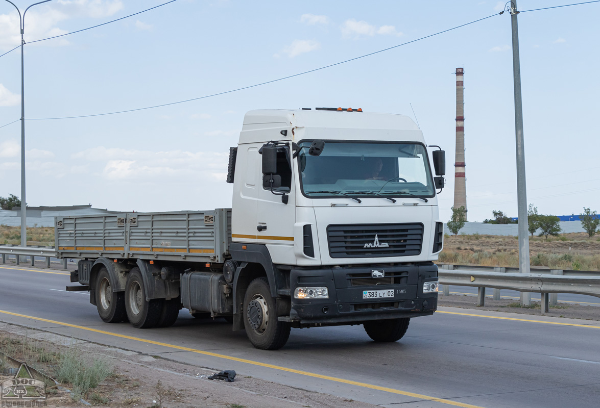 Алматы, № 383 LY 02 — МАЗ-6312C9