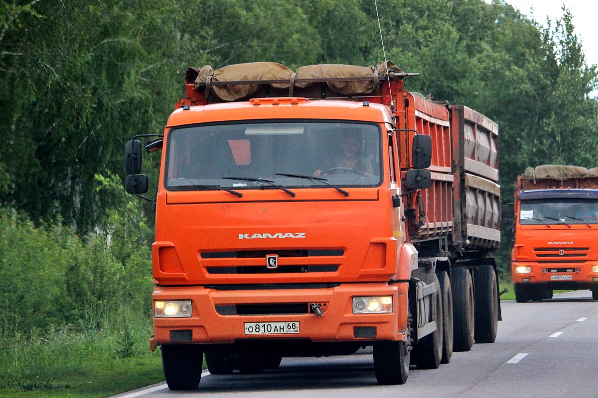 Тамбовская область, № О 810 АН 68 — КамАЗ-65115-42