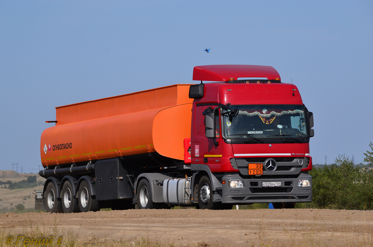 Волгоградская область, № Е 520 ВН 134 — Mercedes-Benz Actros '09 1841 [Z9M]