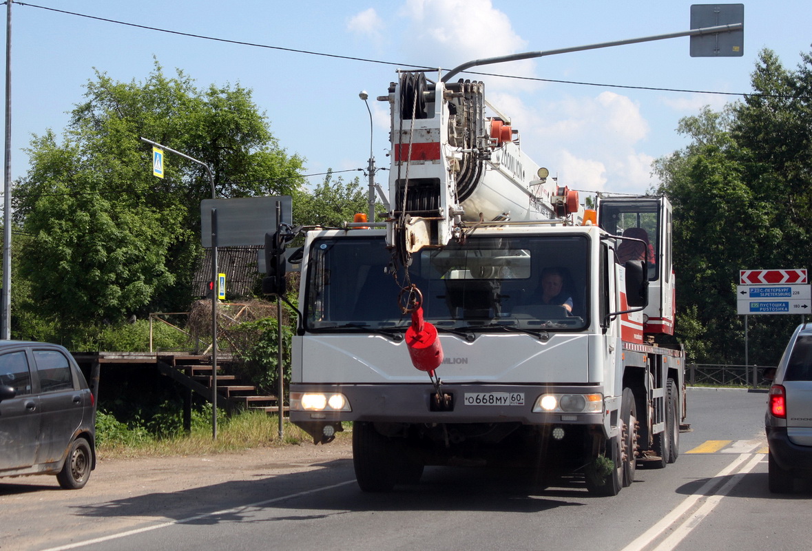 Псковская область, № О 668 МУ 60 — Zoomlion ZLJ5419JQZ50V