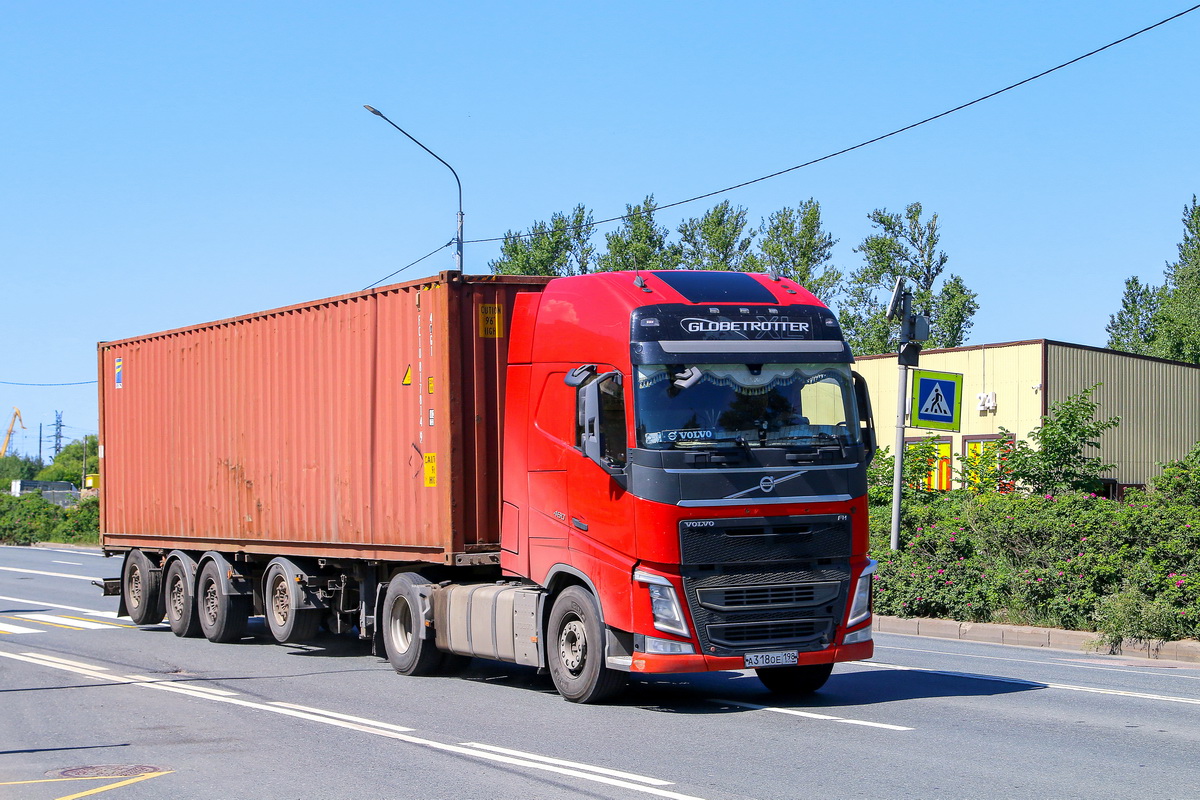 Санкт-Петербург, № А 318 ОЕ 198 — Volvo ('2012) FH.460 [X9P]