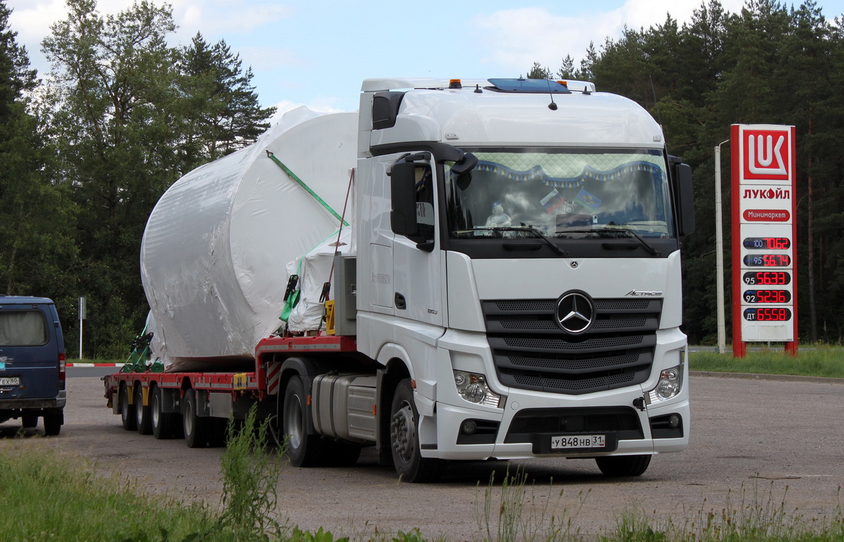 Белгородская область, № У 848 НВ 31 — Mercedes-Benz Actros ('2022) [LRD]