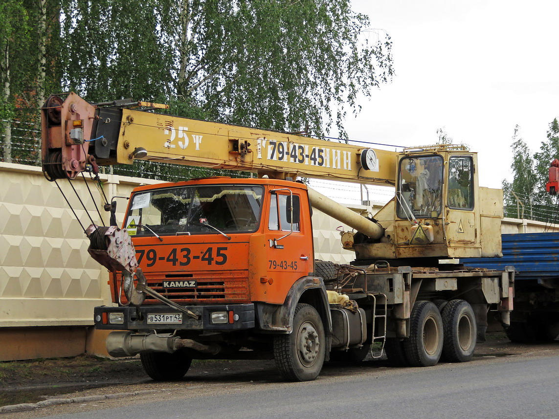 Кировская область, № В 531 РТ 43 — КамАЗ-53215-15 [53215R]