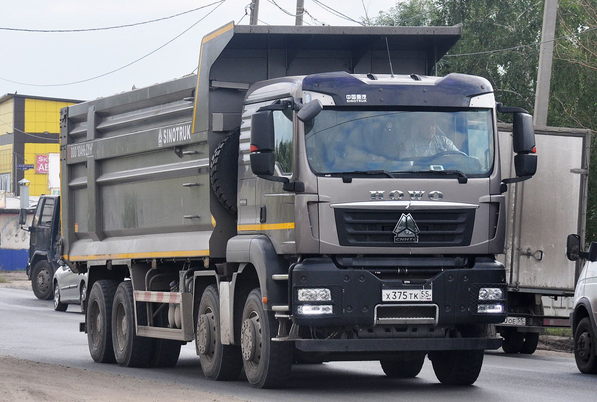 Омская область, № Х 375 ТК 55 — Howo T5G ZZ3317