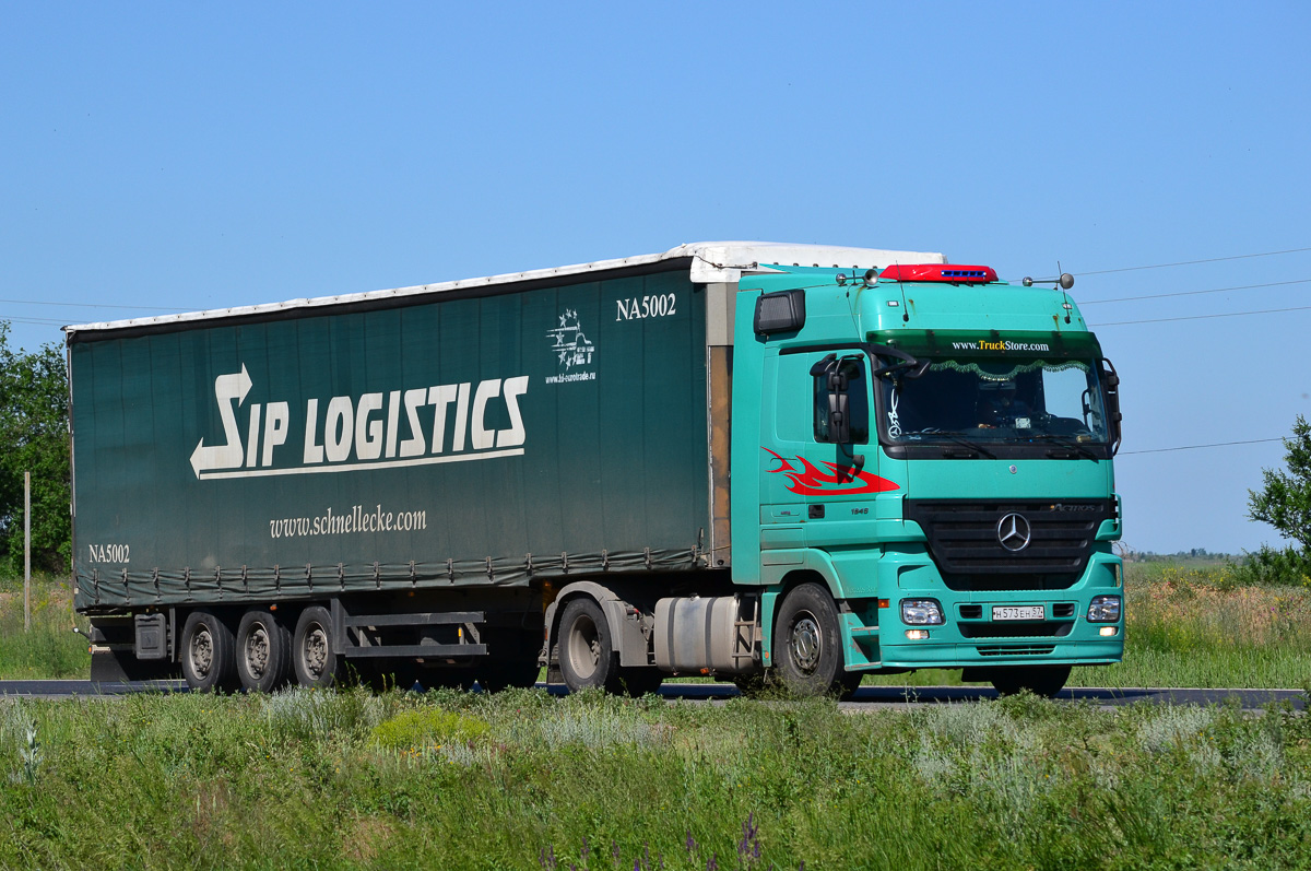 Орловская область, № Н 573 ЕН 57 — Mercedes-Benz Actros ('2003) 1846