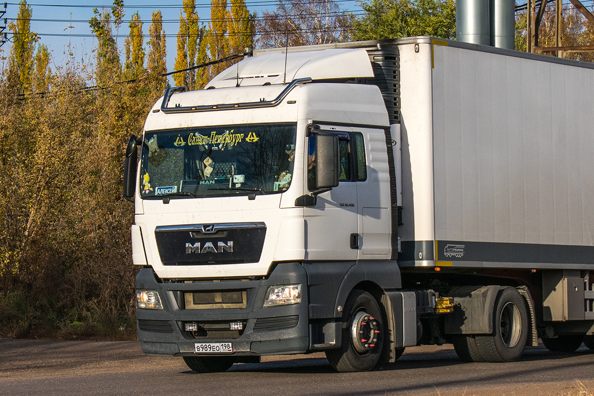 Санкт-Петербург, № В 989 ЕО 198 — MAN TGX ('2012) 18.400