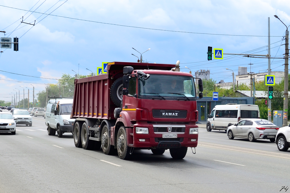 Челябинская область, № О 405 АН 774 — КамАЗ-65801 (общая модель)