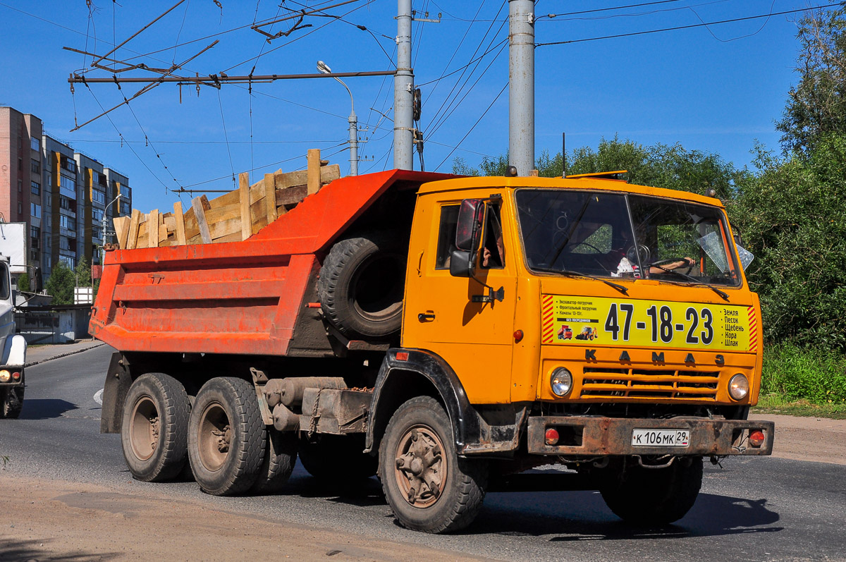 Архангельская область, № К 106 МК 29 — КамАЗ-5511