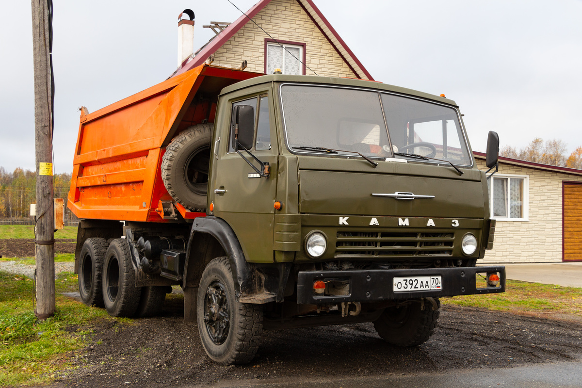 Томская область, № О 392 АА 70 — КамАЗ-55111 [551110]