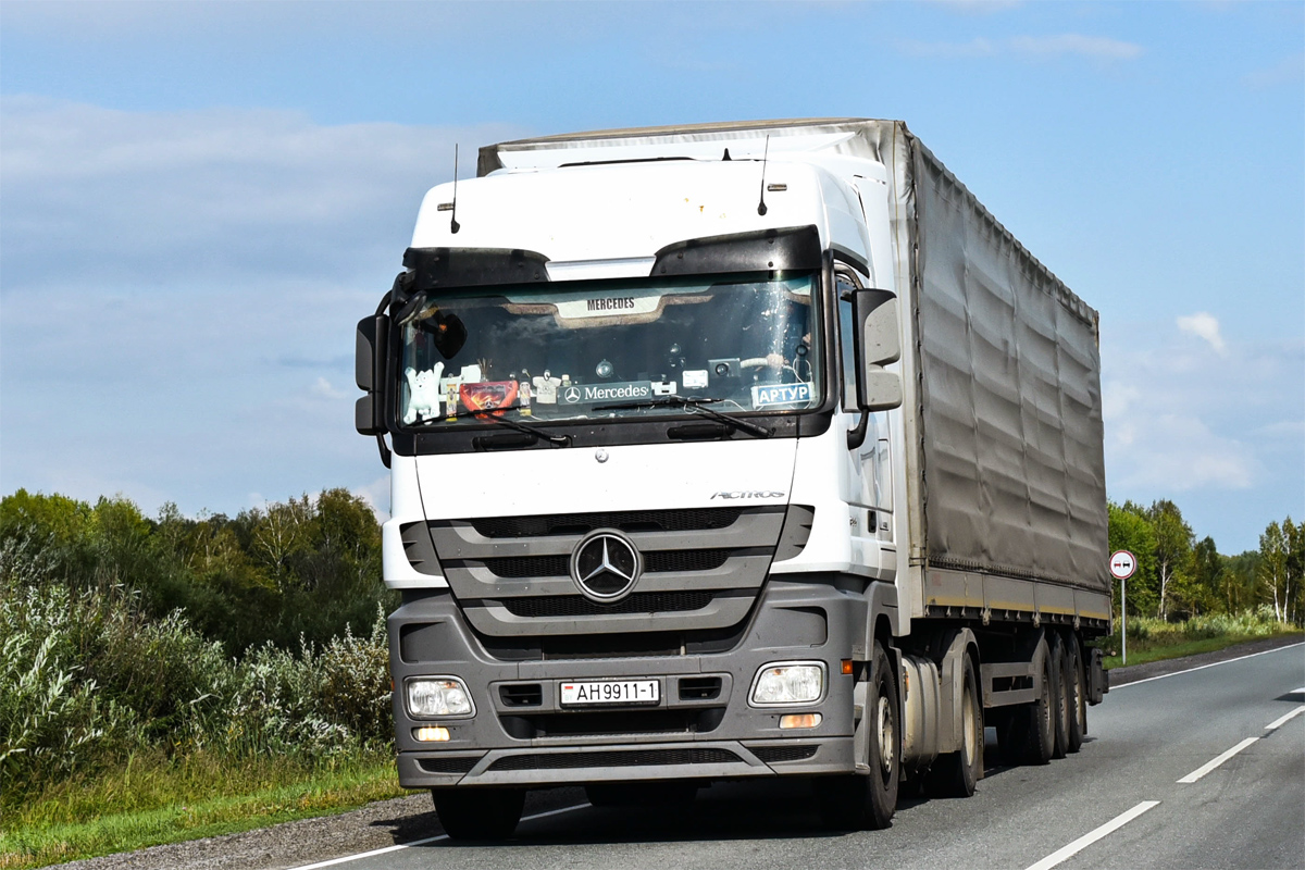 Брестская область, № AH 9911-1 — Mercedes-Benz Actros ('2009) 1844