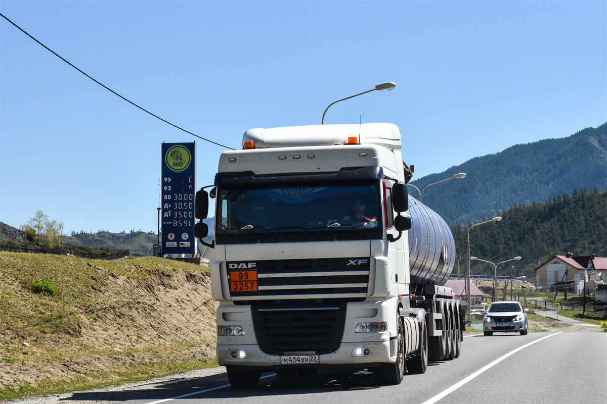 Алтайский край, № М 414 ХН 22 — DAF XF105 FT