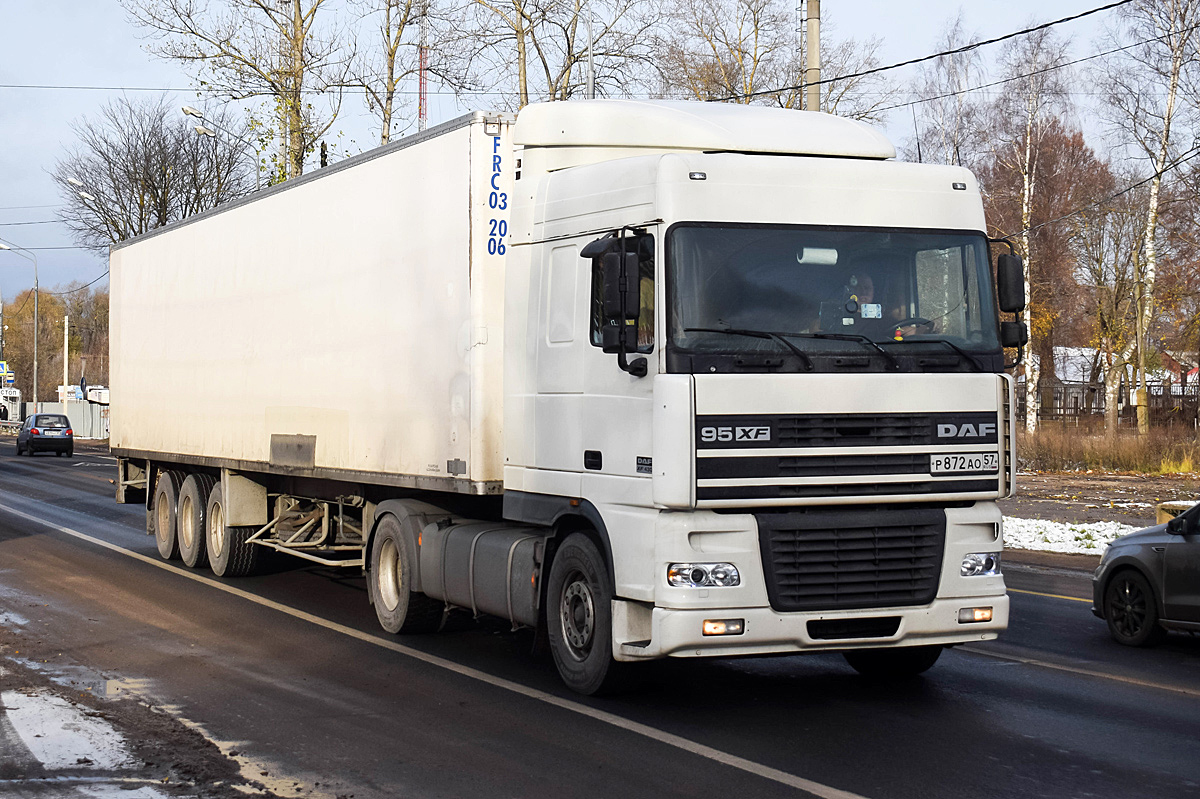 Орловская область, № Р 872 АО 57 — DAF 95XF FT