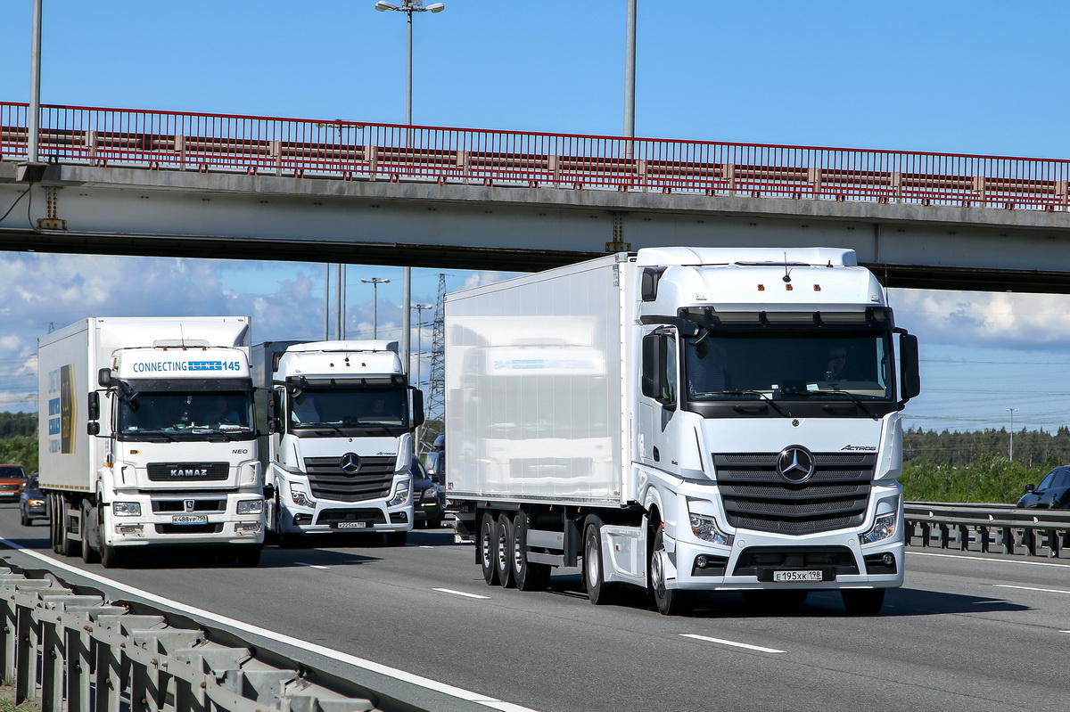 Санкт-Петербург, № Е 195 ХК 198 — Mercedes-Benz Actros '18 1845 [Z9M]