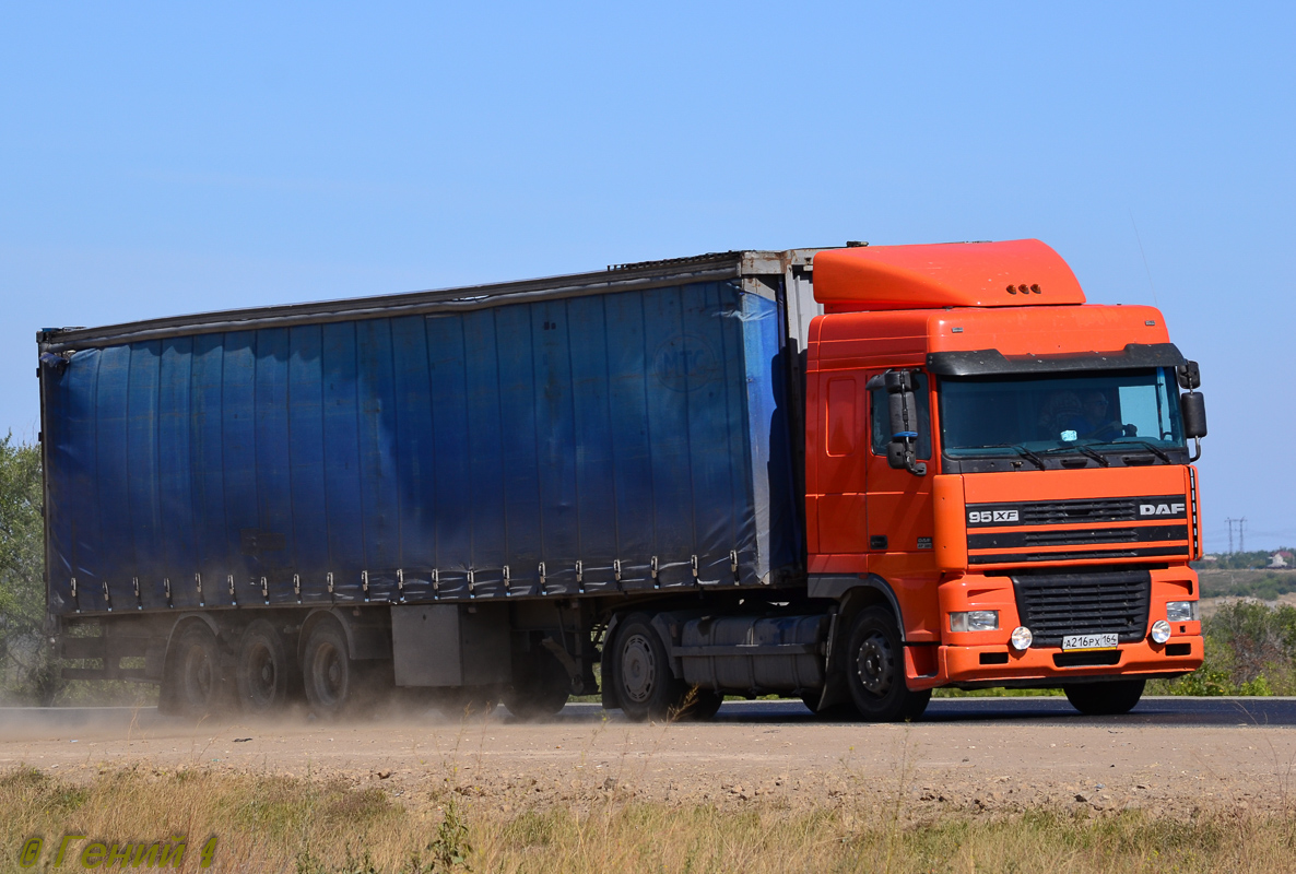 Саратовская область, № А 216 РХ 164 — DAF 95XF FT