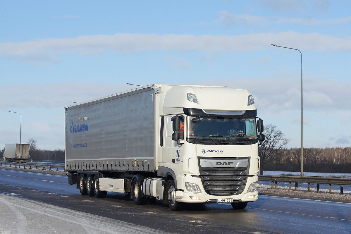 Литва, № LHH 238 — DAF XF Euro6 FT