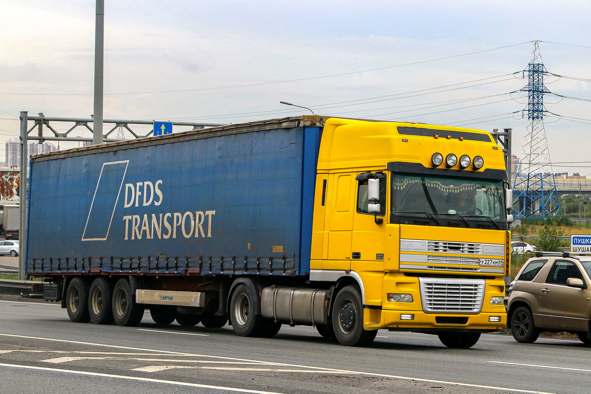 Тверская область, № У 227 КМ 69 — DAF 95XF FT