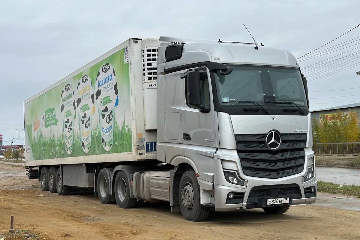 Забайкальский край, № О 820 ЕР 75 — Mercedes-Benz Actros ('2022) [LRD]