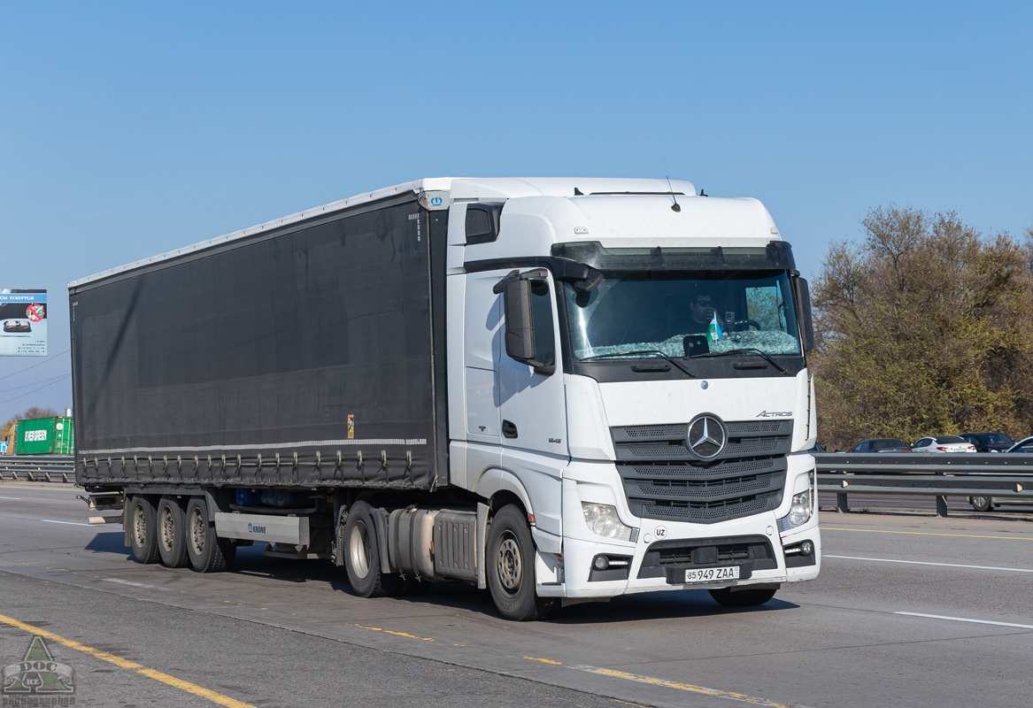 Узбекистан, № 85 949 ZAA — Mercedes-Benz Actros ('2011) 1845