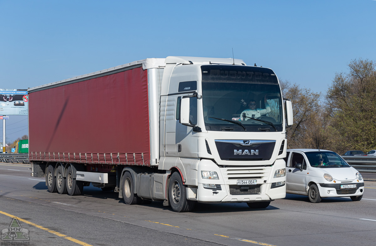 Узбекистан, № 80 544 OBA — MAN TGX ('2016) 18.500