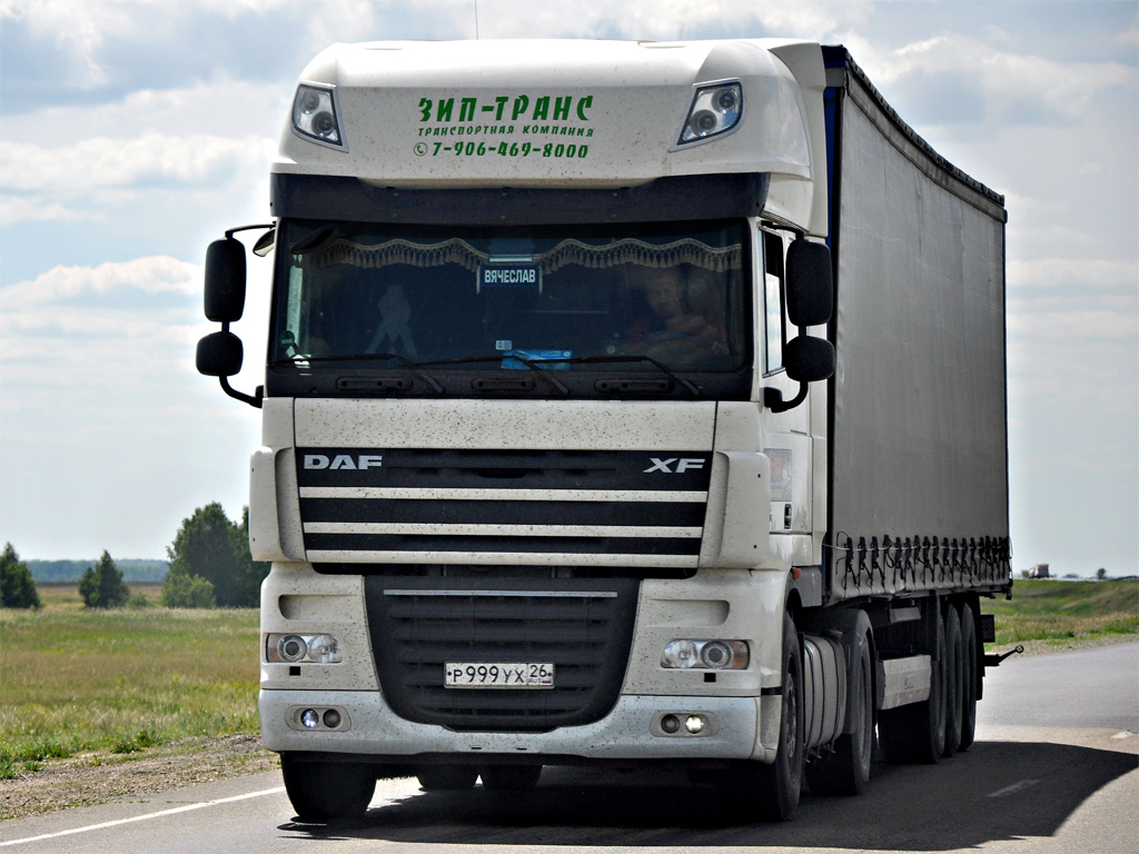 Ставропольский край, № Р 999 УХ 26 — DAF XF105 FT