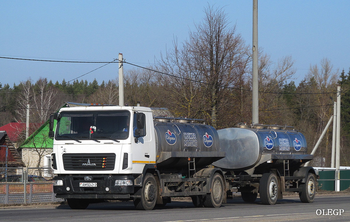 Витебская область, № АМ 9243-2 — МАЗ-5340 (общая модель)