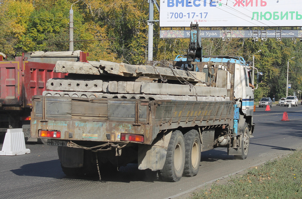 Челябинская область, № М 670 НВ 74 — Isuzu Giga (общая модель)