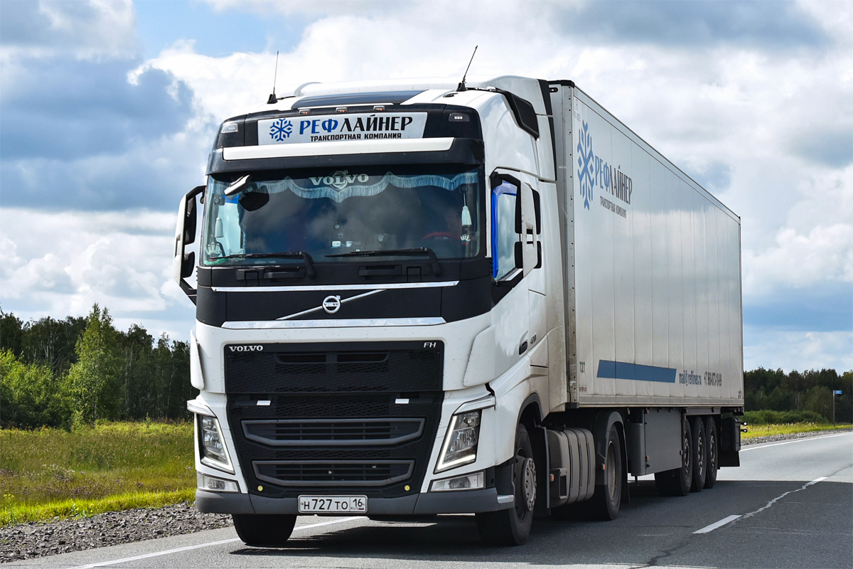 Татарстан, № Н 727 ТО 16 — Volvo ('2012) FH.420