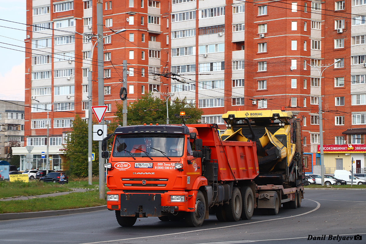 Марий Эл, № В 961 УО 12 — КамАЗ-65115-50