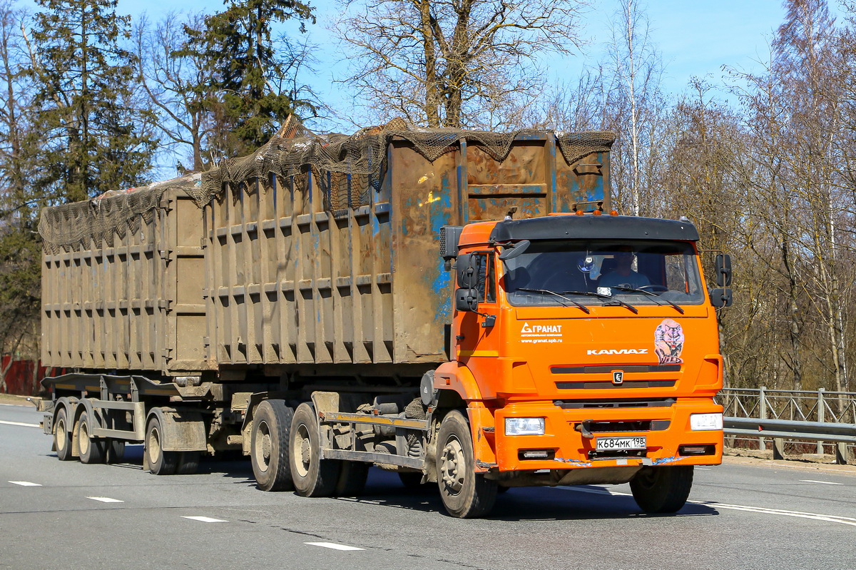 Санкт-Петербург, № К 684 МК 198 — КамАЗ-6520-53