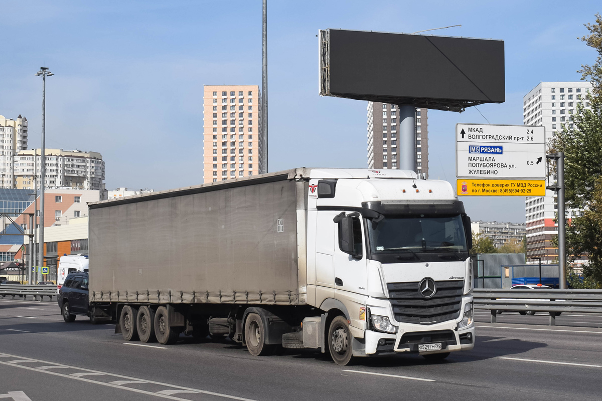 Московская область, № О 529 ТМ 750 — Mercedes-Benz Actros '18 1845 [Z9M]