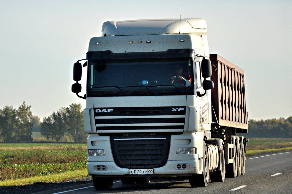 Алтайский край, № О 074 ХР 22 — DAF XF105 FT