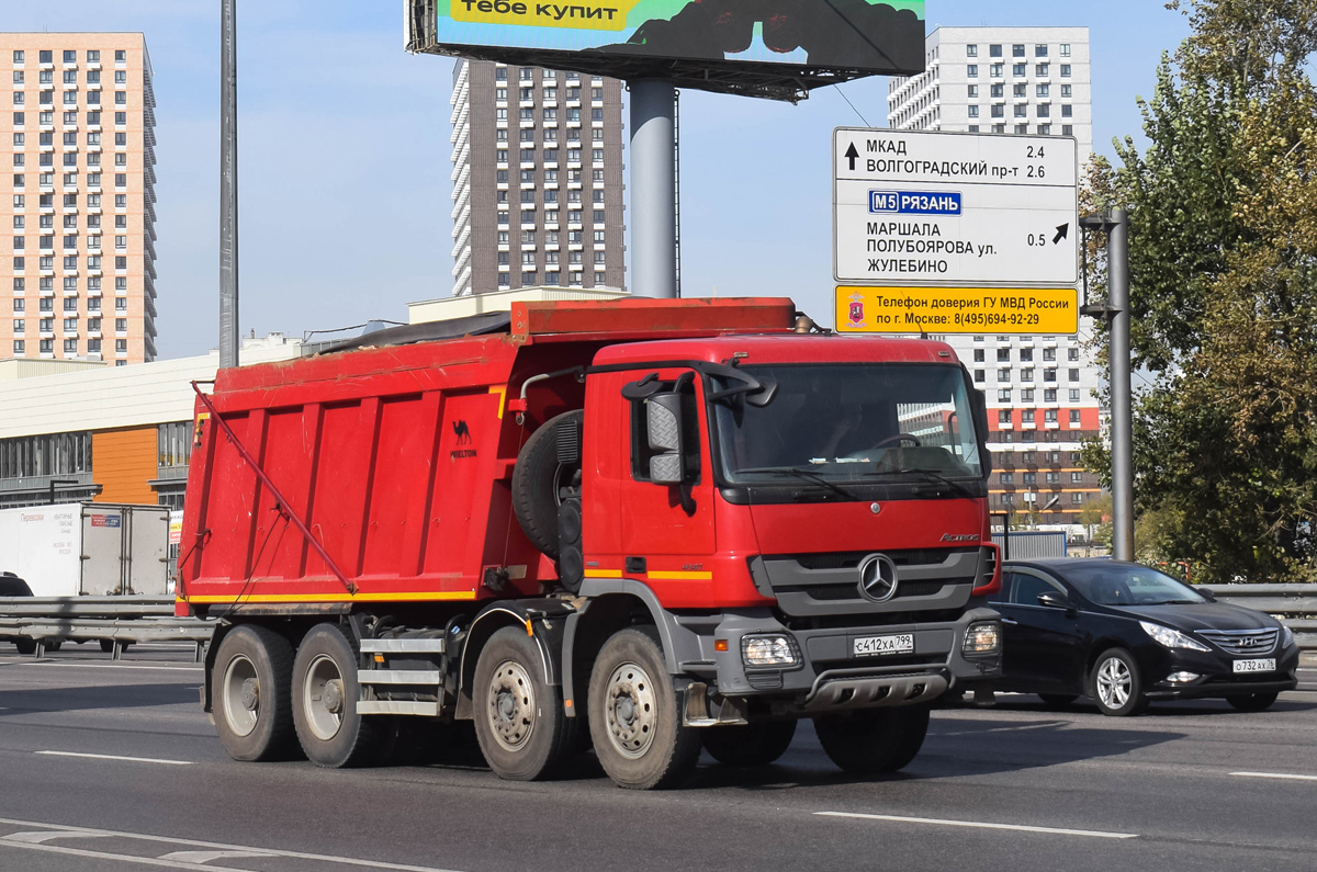 Москва, № С 412 ХА 799 — Mercedes-Benz Actros '09 4141 [Z9M]