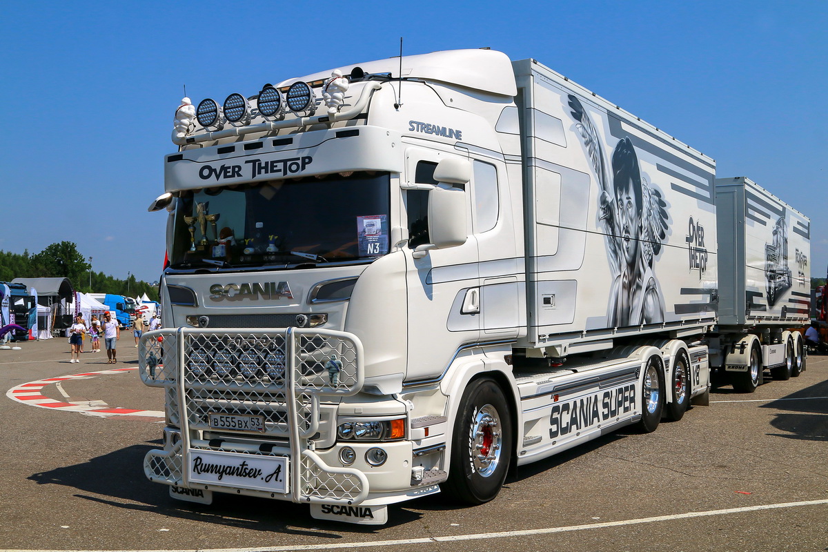 Новгородская область, № В 555 ВХ 53 — Scania ('2013) R500; Московская область — Фестиваль TruckDay 2024 — июнь