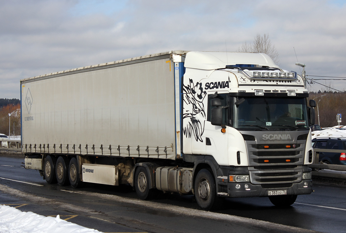 Ярославская область, № Е 383 ОО 76 — Scania ('2013) G400